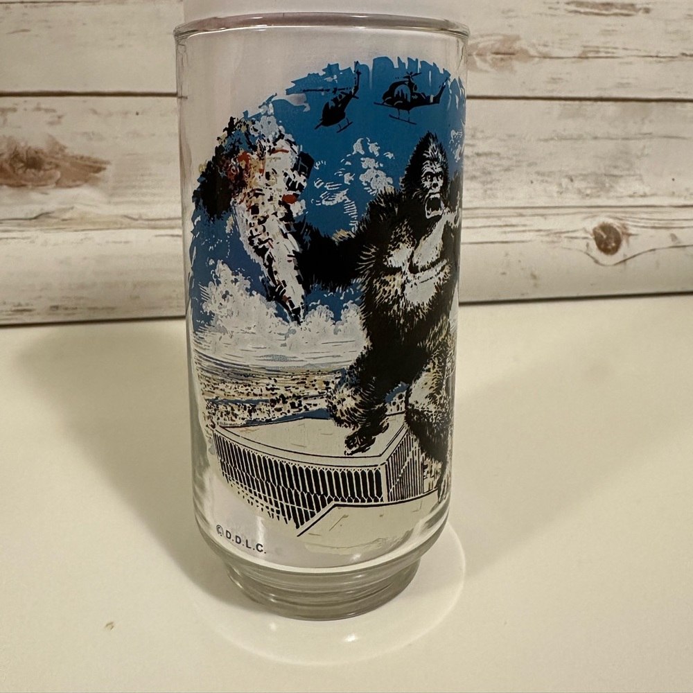 King Kong Limited Edition Coca-Cola glass 1976